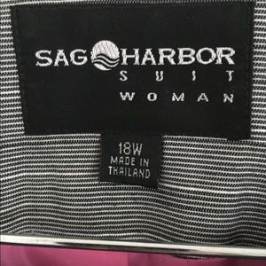 Sag Harbor Skirts - Women’s Black and White Skirt Suit Sag Harbor Skirts - Women’s Black and White Skirt Suit